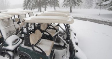 Golf Car Winter Storage