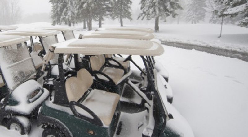 Golf Car Winter Storage